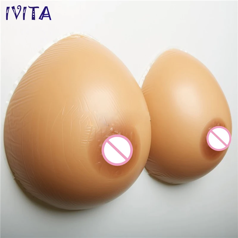ФОТО 1400g Crossdresser Transvestism Silicone Breasts Forms Artificial Fake Boobs Custome
