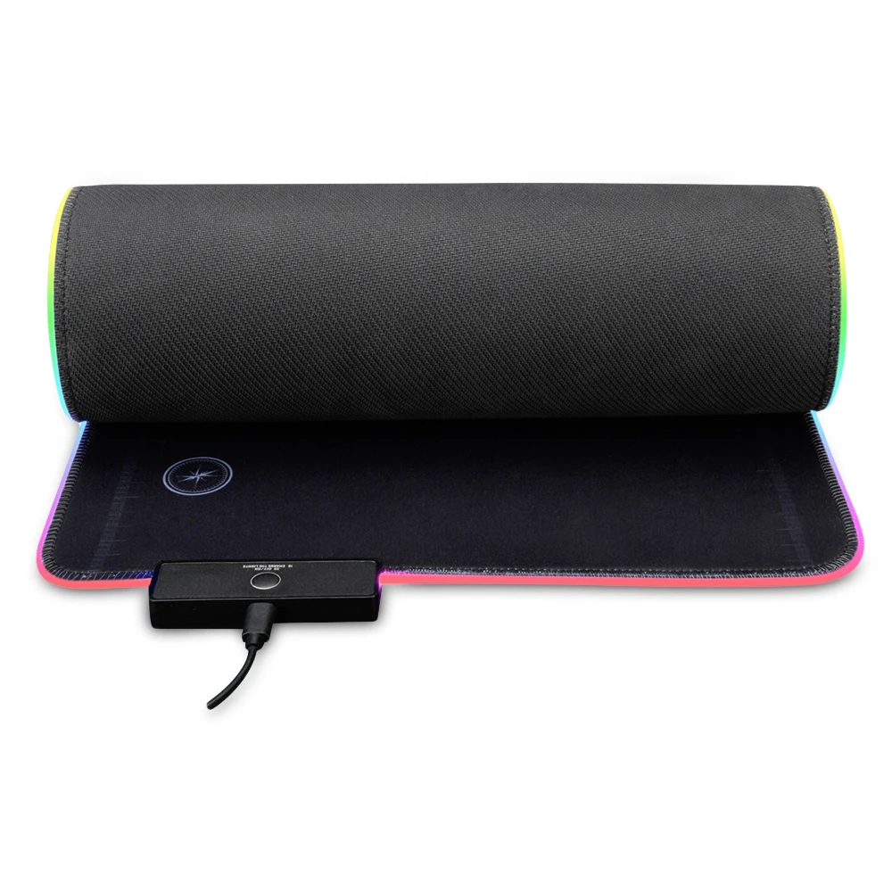 Оригинальный Ajazz AJPADS RGB коврик для мыши игровой USB Проводная Подсветка складной