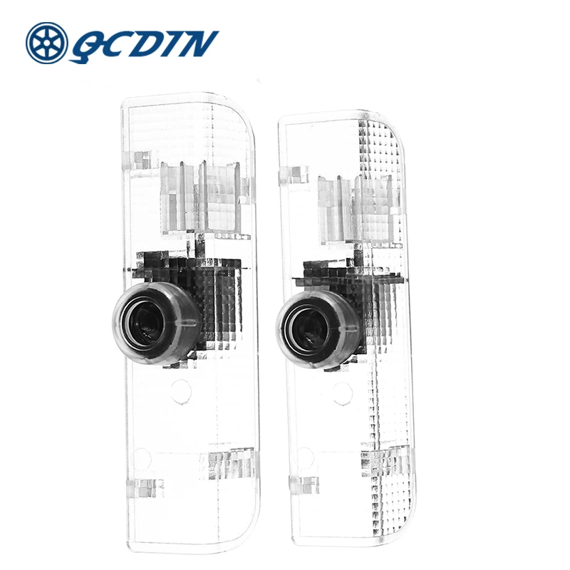 

QCDIN Car LED Door Welcome HD Logo Light For NISSAN Decoration Shadow Projector Light For Teana SYLPHY Altima MAXIMA GT-R