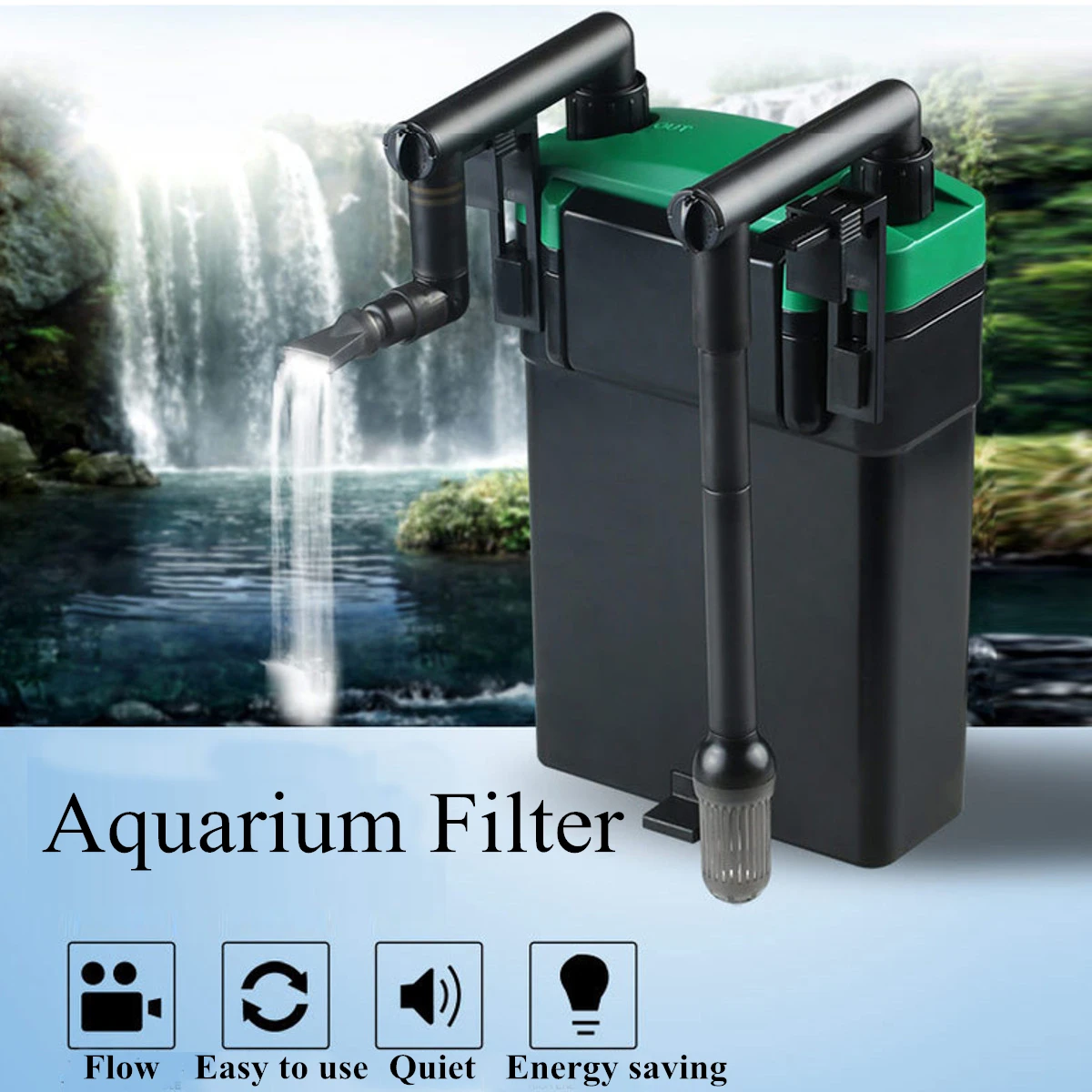 Аквариум для рыбок подвесной фильтр поверхности скиммер внешний жидкость для снятия фильтрации Инструменты Аксессуары для аквариумного фильтра 220V 2 W/5 W/6 W