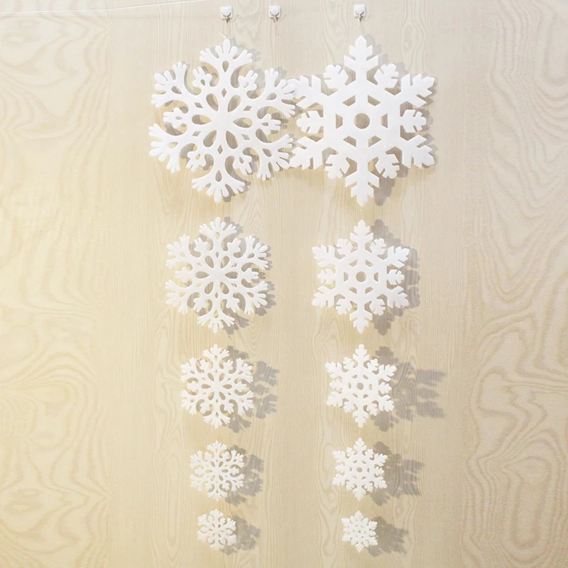 5 шт./компл. смешанные 5 Размеры «Холодное сердце» вечерние женские утепленные Снежинка, рождественские украшения для дома оформление окон и дверей с изображением снежинок для снежной погоды