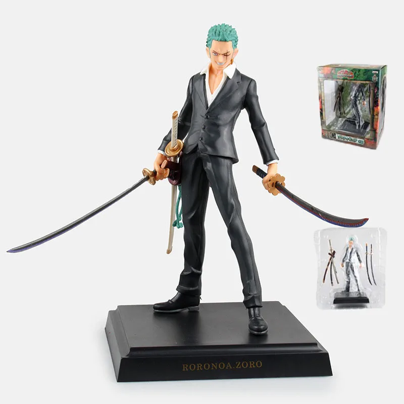 Anime One Piece Roronoa Zoro Action Figure 1/7 Scale Painted Figure