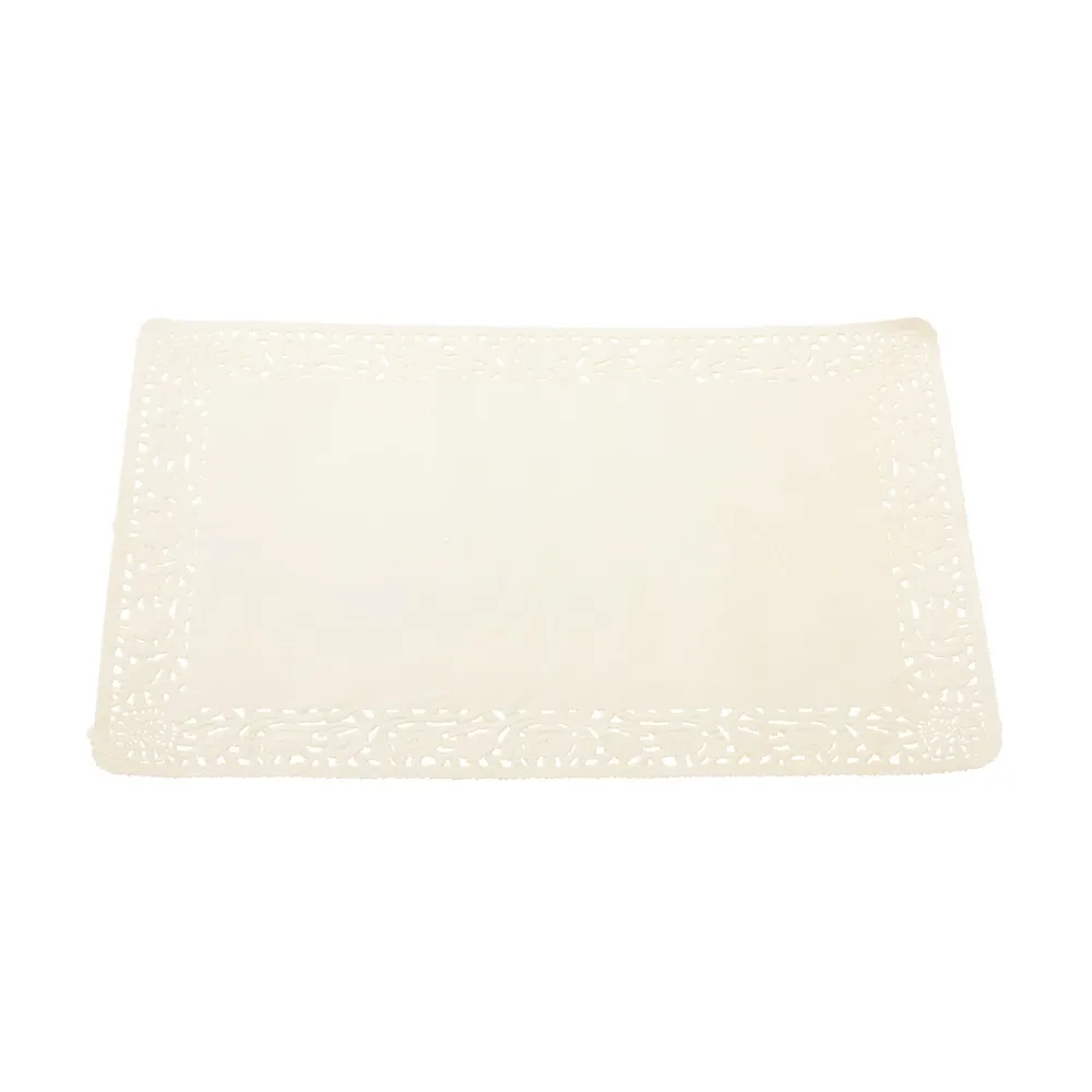 11.8*7.9 Inch Food Grade Rectangular Lace Paper Doilies Doily Baking