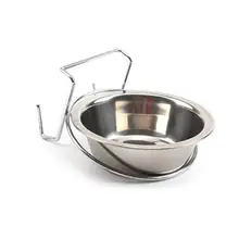 Нержавеющая сталь ПЭТ миска для собак повесить Тип Еда напиток миски для воды термостойкая прочная щенок кормушка для кошек и собак, коврик для животных