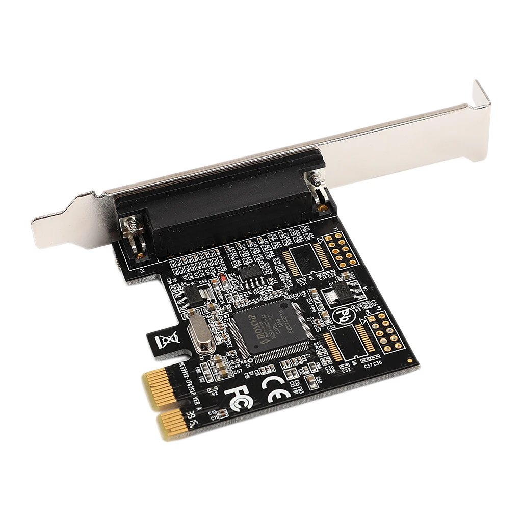 Parallel Port DB25 LPT Printer PCI-E Express Card Converter Adapter
