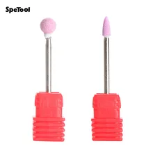 SpeTool 2 шт/набор каменные биты для ногтей керамическая шлифовка про-аксессуары для электрическая для ухода за ногтями пилка роторный Бур инструмент для маникюра