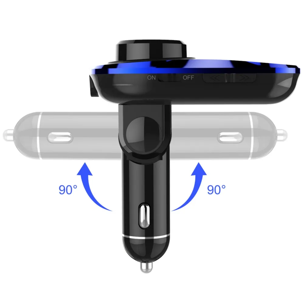 Автомобильный mp3 Bluetooth плеер U диск автомобильный Bluetooth hands-free Комплект USB телефон зарядное устройство автомобильный прикуриватель fm-передатчик