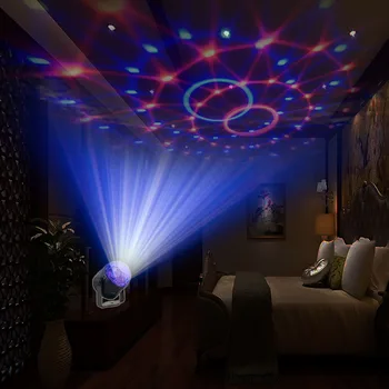 

15 Color Remote Control Small Magic Ball Light Projector LED Lights Sound Activated Remote Control LKS99