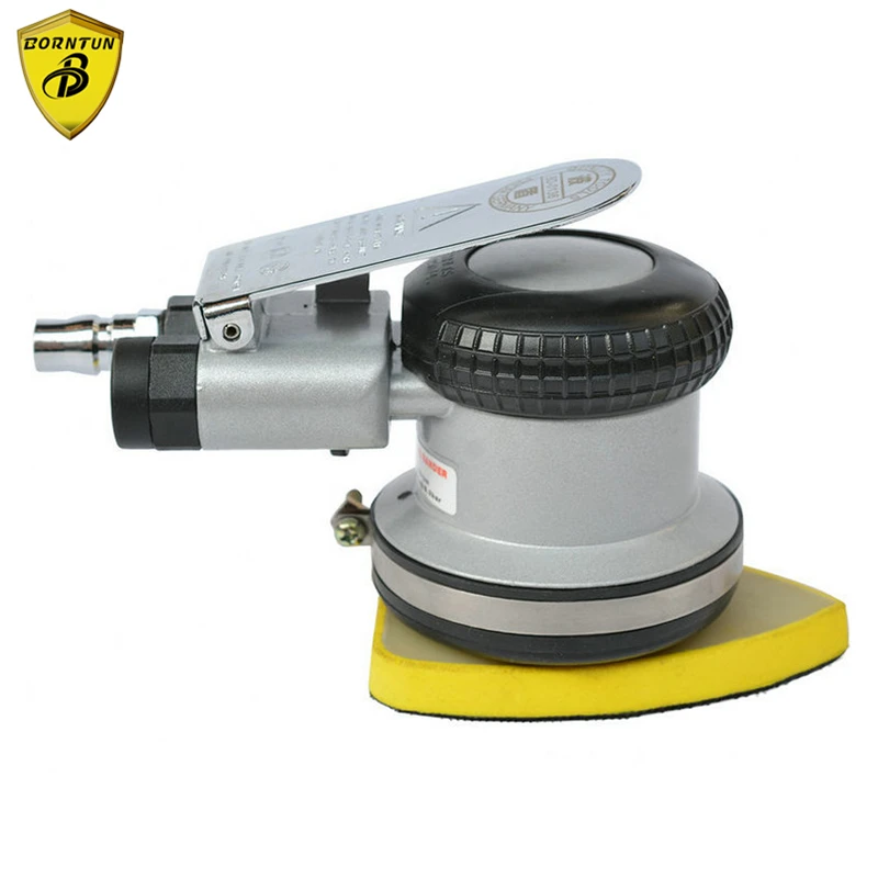 Borntun Triangle Pneumatic Air Sander 70mm*100mm Random Orbital Polishing Machine Wood Metal Buffing Polisher Tools