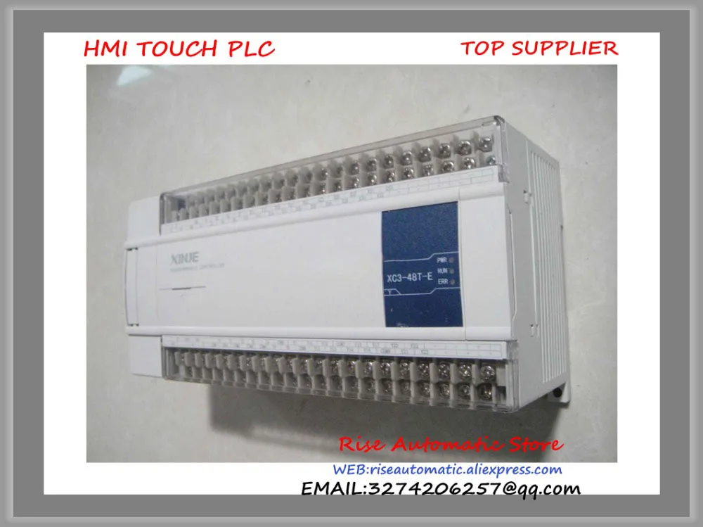 New Original Programmable Controller Module XC3-48T-E PLC AC220V DI 28 DO 20 Transistor new original programmable controller digital plc module di 4 do 4 transistor output dvp08xp211t