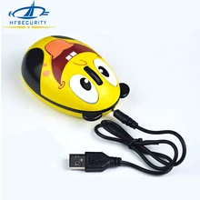 [Hfбезопасности] 2,4 ГГц Беспроводная перезаряжаемая мышь мини мультяшная оптическая панда компьютерная мышь для ноутбука