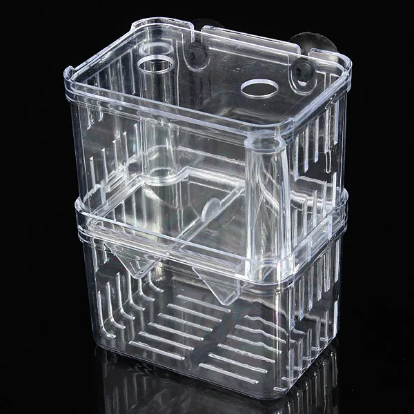 Коробка рыбоводство аквариум инкубатор присоска изоляция большие сетчатые коробки аксессуары для животных принадлежности прозрачная