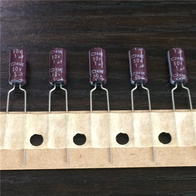 

20pcs 1uF 50V NIPPON Chemi-Con NCC KME Series 5x11mm 50V1uF Electrolytic Capacitor