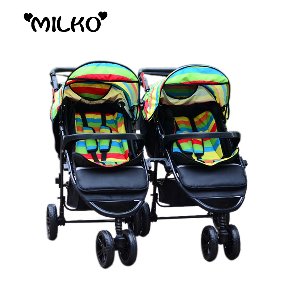 poussette double separable