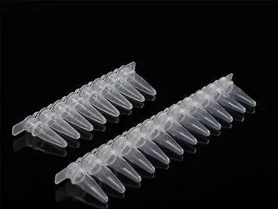 

100 pcs sets 12 tube trip PCR tube trips 0.2ml 0032004