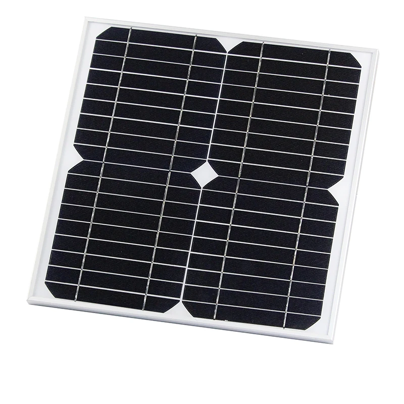 

New 15W Monocrystalline Solar Panel 12V Photovoltaic Module Battery Charging Solar Panel