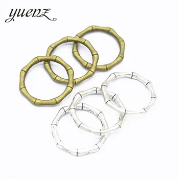

YuenZ 10pcs 2 Colors Zinc Alloy Antique Bronze Circle & Closed Jump Rings Charms Pendants Jewelry Findings Accessories B137