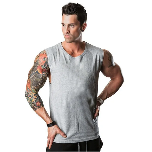 Aliexpress.com : Buy Muscleguys solid Sleeveless t shirt bodybuilding ...