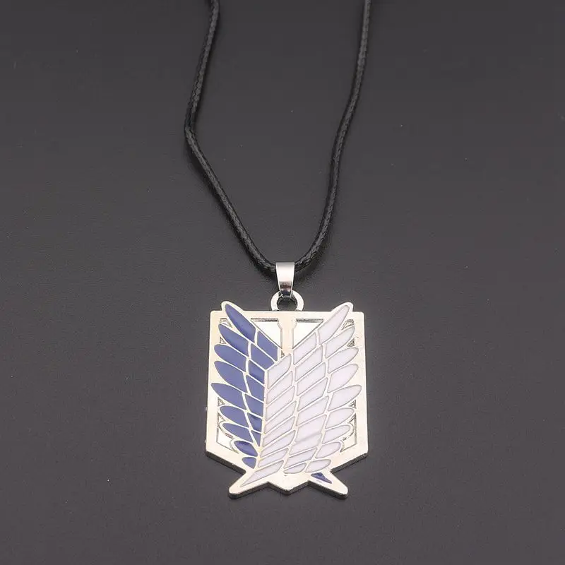 

Anime Attack On Titan Wings Of Liberty Pendant Necklace Shingeki No Kyojin Cosplay Necklace Survey Corps Necklaces Pendants