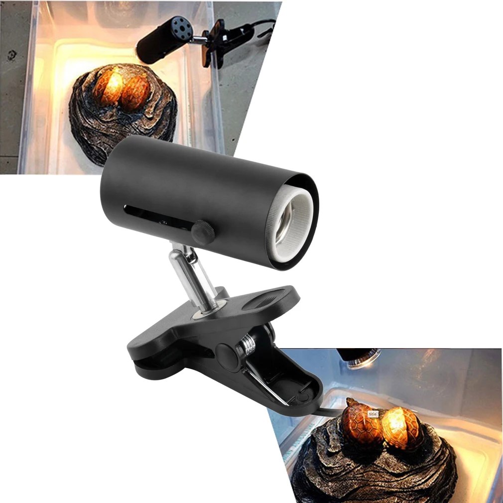 Durable Aquarium Reptile Light Holder Heat Lamp Clamp Ceramic Infrared