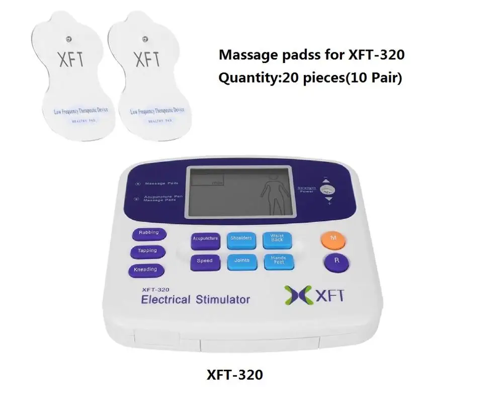 Сменные электродные массажные акупунктурные подушечки для XFT 320 20 шт. (10