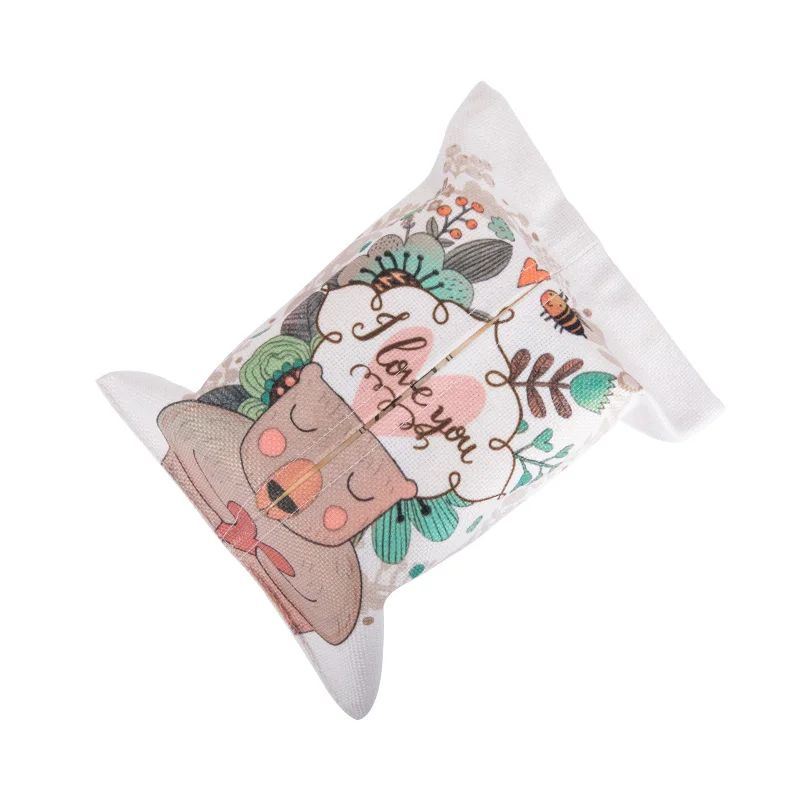 Cotton linen Festivals Tissue paper bag leaves palm elk Chinese style Japanese lattice wave flamingo