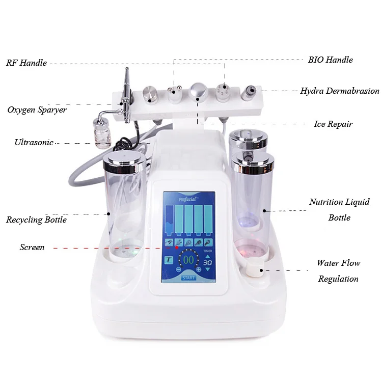 Hydra лицевой наконечник для Hydra лицевая вода кислородная дермабразия био RF машина красоты