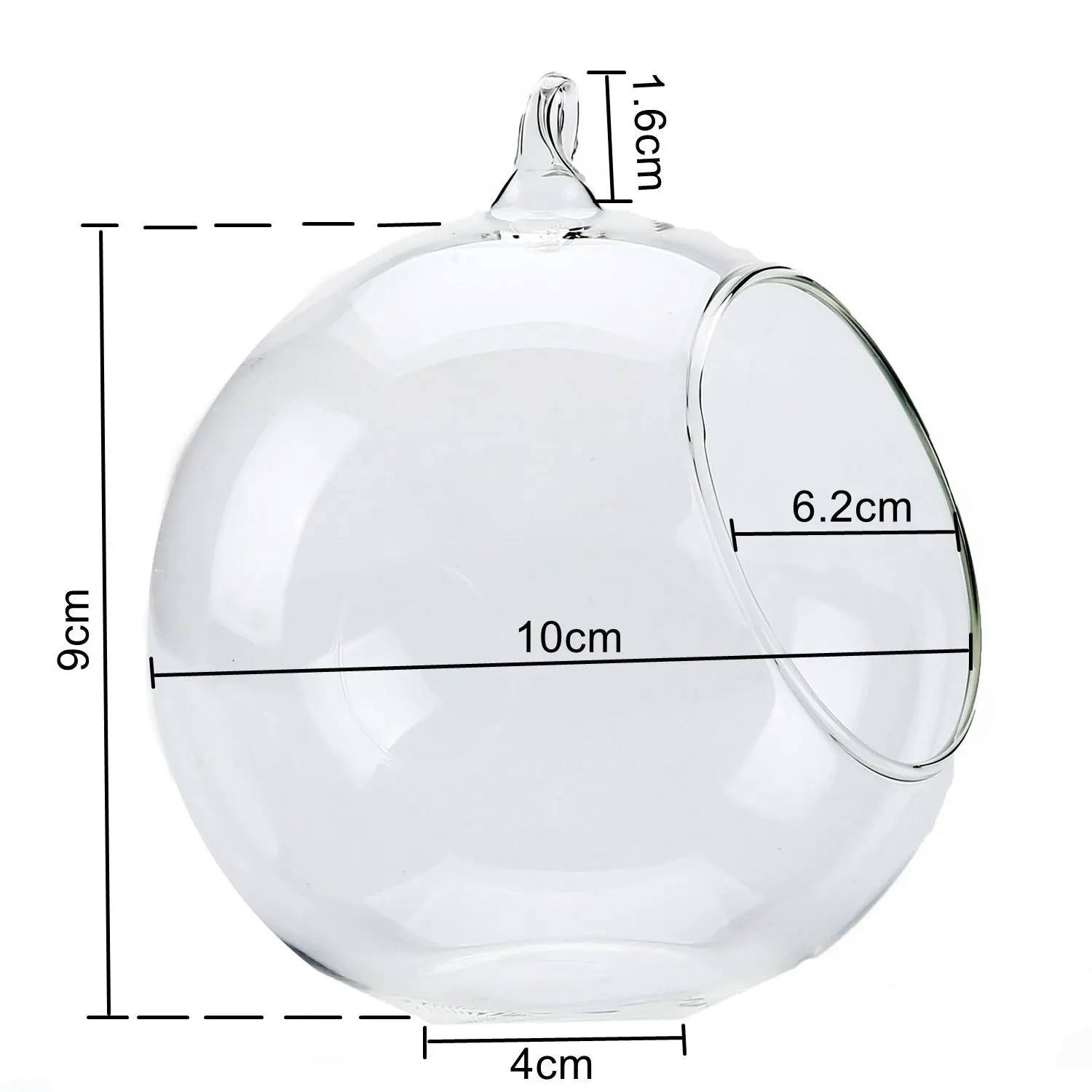 T4U 4 &quotСтекло висит завод террариумы Tealight держатель Глобус воздуха горшка