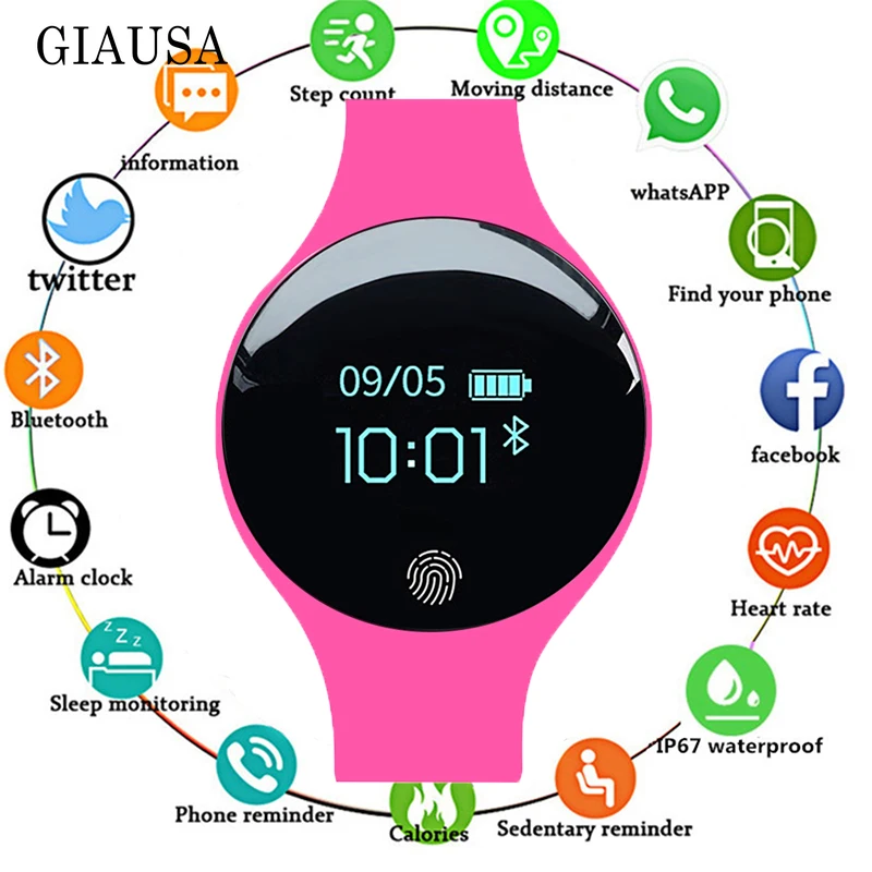

2019 Luxury Smart Watch Women Men Sport Watch Calorie Pedometer Fitness Watches for Android IOS Phone Sleep Tracker SmartWatch
