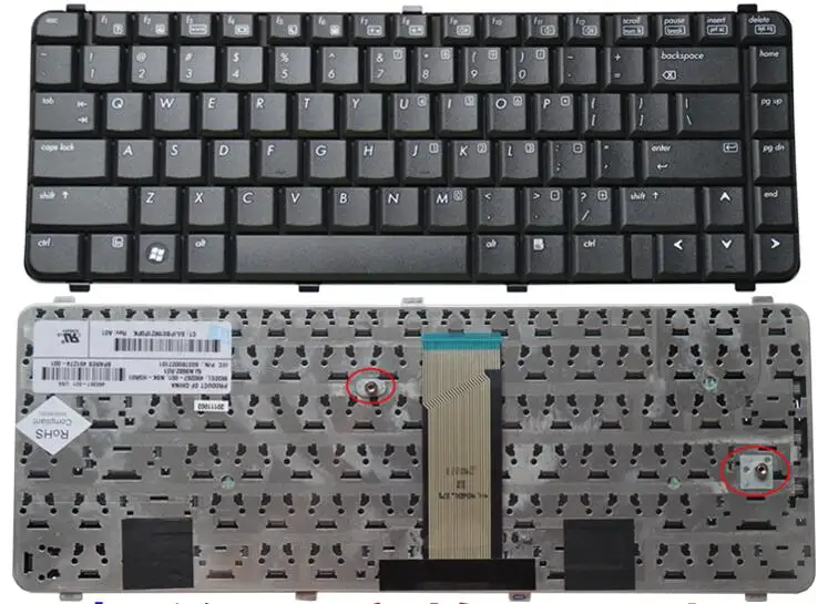 Клавиатура для HP Compaq 6520 s 6520 6530 S 6531 S 6535 s 6720 s 6720 6730 s 6735 s русский/US/UK/ирландский/немецкий/австрийский/японский