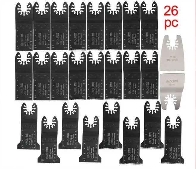 quick change 26 pcs oscillating multi font b tool b font saw blades for Multifunction font