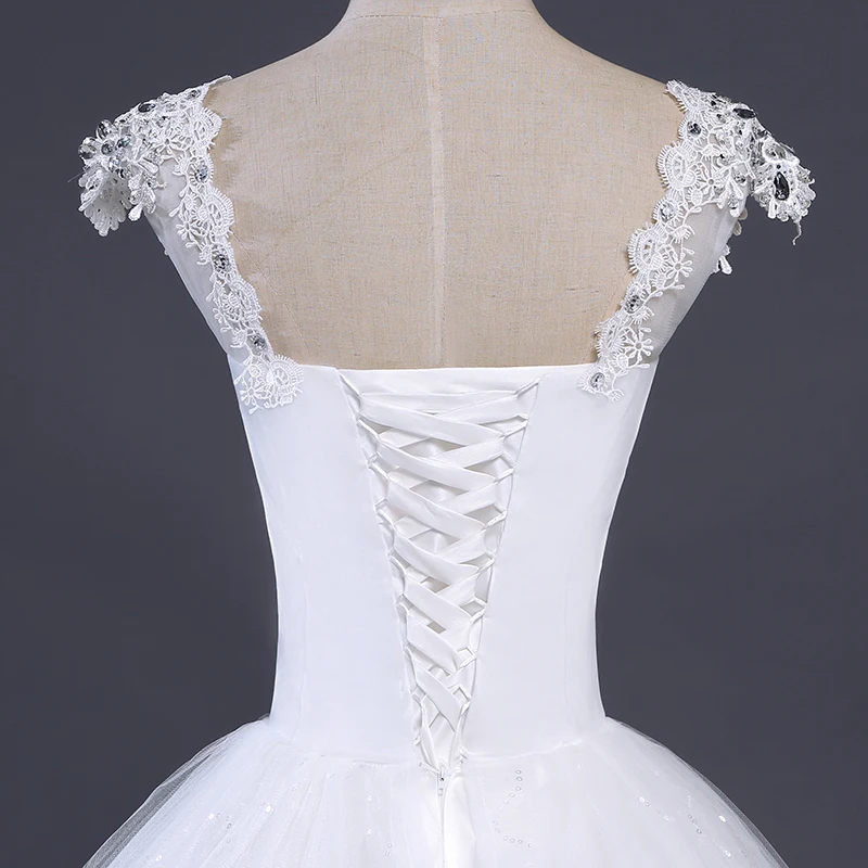 Fansmile низкая цена, плюс Размеры кружева поезд свадебное платье винтажное платье Vestidos Noiva халат де mariée под$100