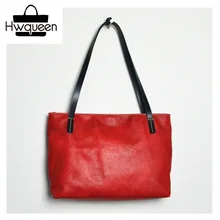 Японский стиль, смешанный цвет, мягкая коровья кожа, женская большая сумка, кошелек из натуральной кожи, женская сумка с ручкой сверху, женская сумка на одно плечо