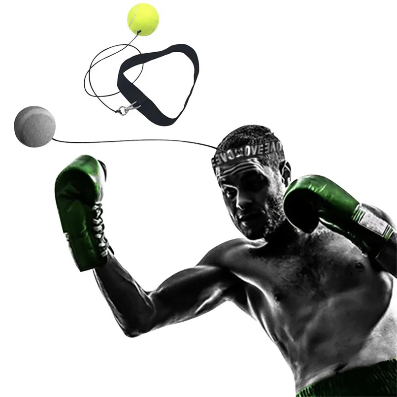 Боксерский реакционный скоростной мяч боксерский удар Упражнение бой Мяч реакция рефлекторный мяч Hott боксерское тренировочное оборудование#2m21