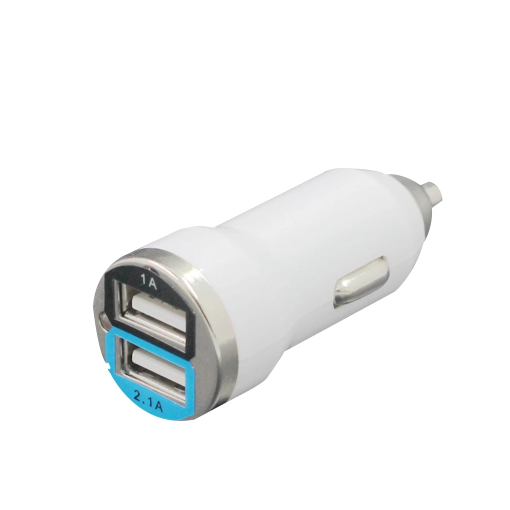 

Durable Mini Universal Dual USB Port 12V In Car Charger Adapter Travel For Smart Phone Panel Cigarette Socket