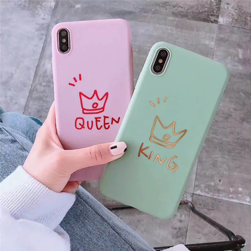 

Crown For Iphone 6 6S 7 8plus X Xs Xr Xsmax All-Inclusive Silicone Anti-Drop Phone Case