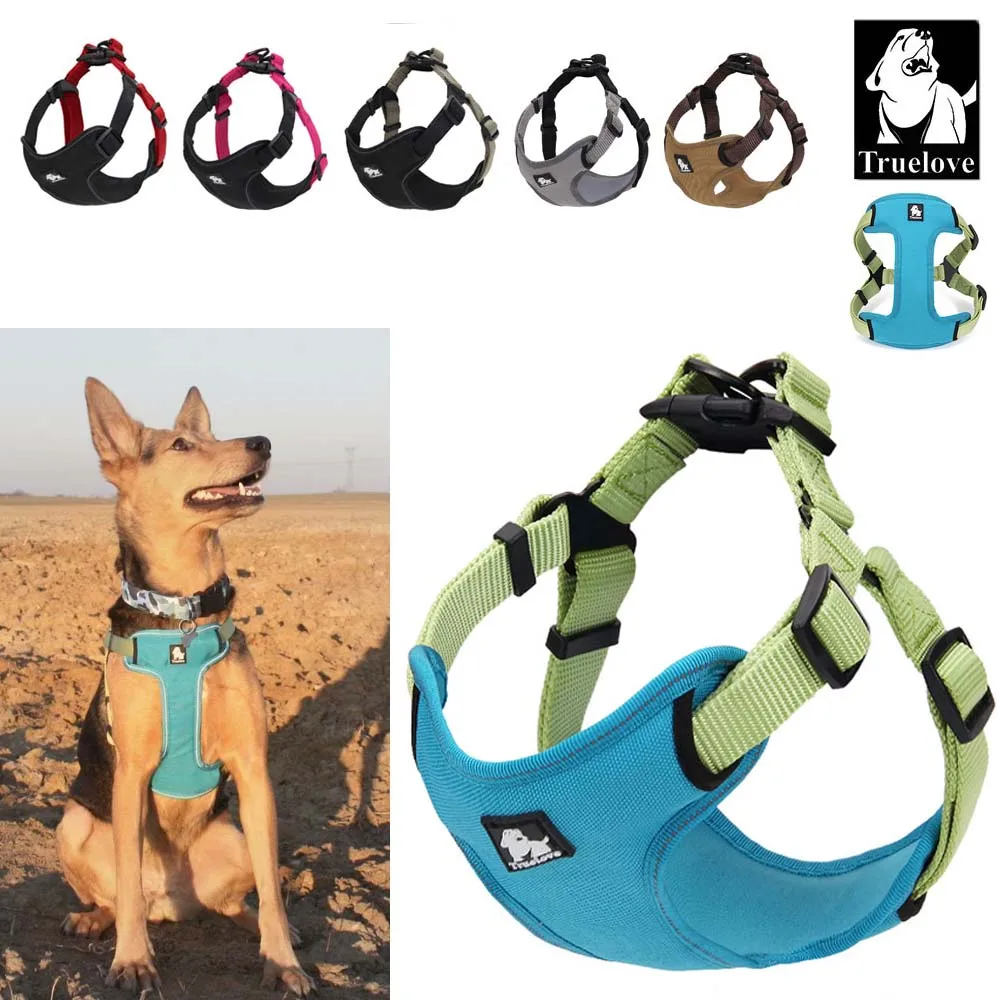 Truelove Padded Reflective Dog Harness Vest Pet Dog Step In Harness