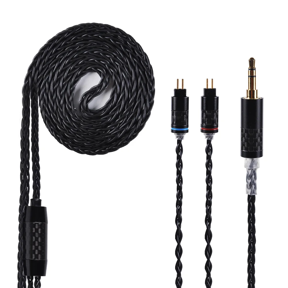 DIY 8 акций 23 ядра 0 78 мм 2 контактный кабель для Weston TFZ W4r Um3x KZ ZS10 AS10 наушники 3 5 4