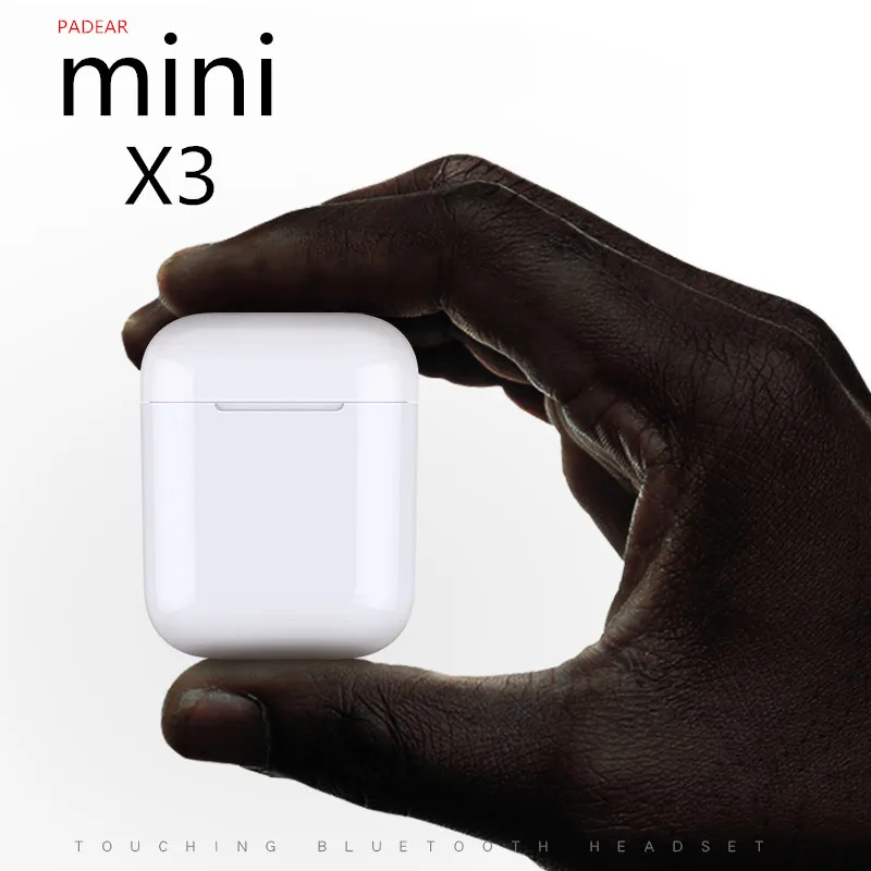 

New Padear mini X3 Bluetooth Headset Earbuds Wireless Earphone Not i10 i11 for Iphone Android 7/8/PLUS X xs RS Sumsung