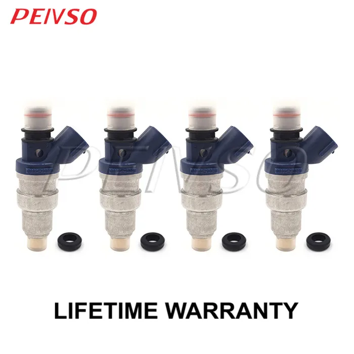 

4x 23250-75040 23209-75040 23209-79085 fuel injector for TOYOTA ASIA Hilux 2.4L 2RZ 1997~2005