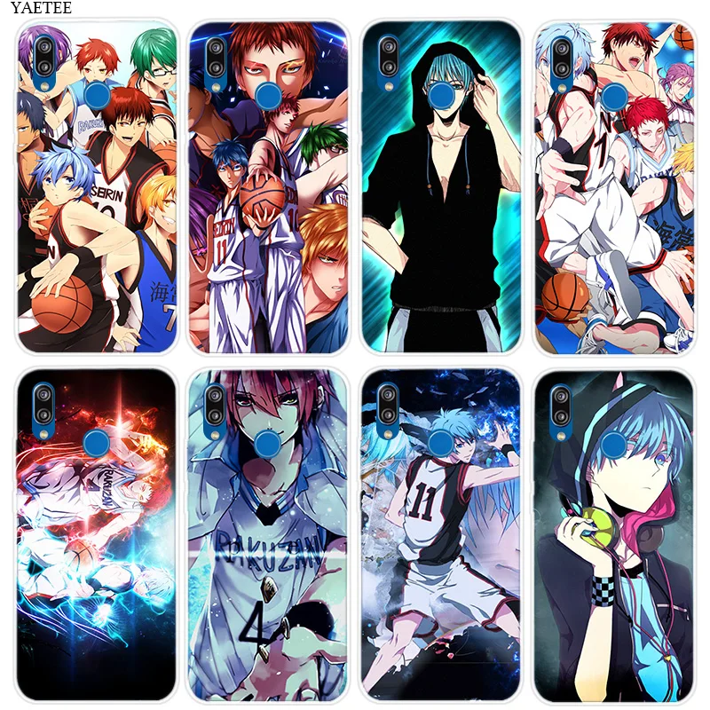 

Offical Soft Silicone Back Case For Huawei P20 P30 Pro P10 P8 P9 lite 2017 P Smart + Plus 2019 TPU Cover Kuroko Basketball no ba
