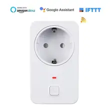 AOFO Smart WiFi Outlet, also works with Amazon Alexa [Echo and Echo Dot] and Google Home, with app control anywhere and anytime 