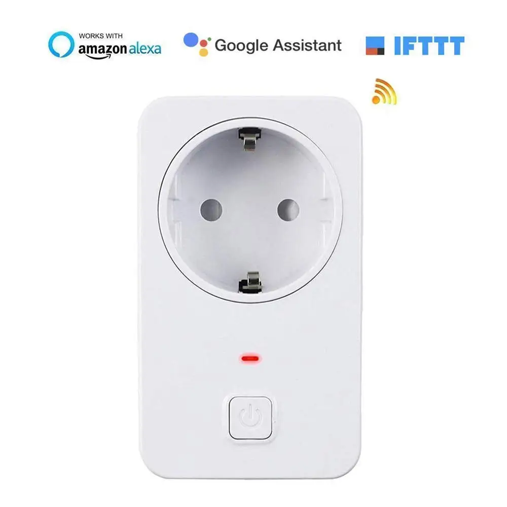 Умная розетка AOFO с Wi Fi также работает Amazon Alexa [Echo и Echo Dot] Google Home управлением через
