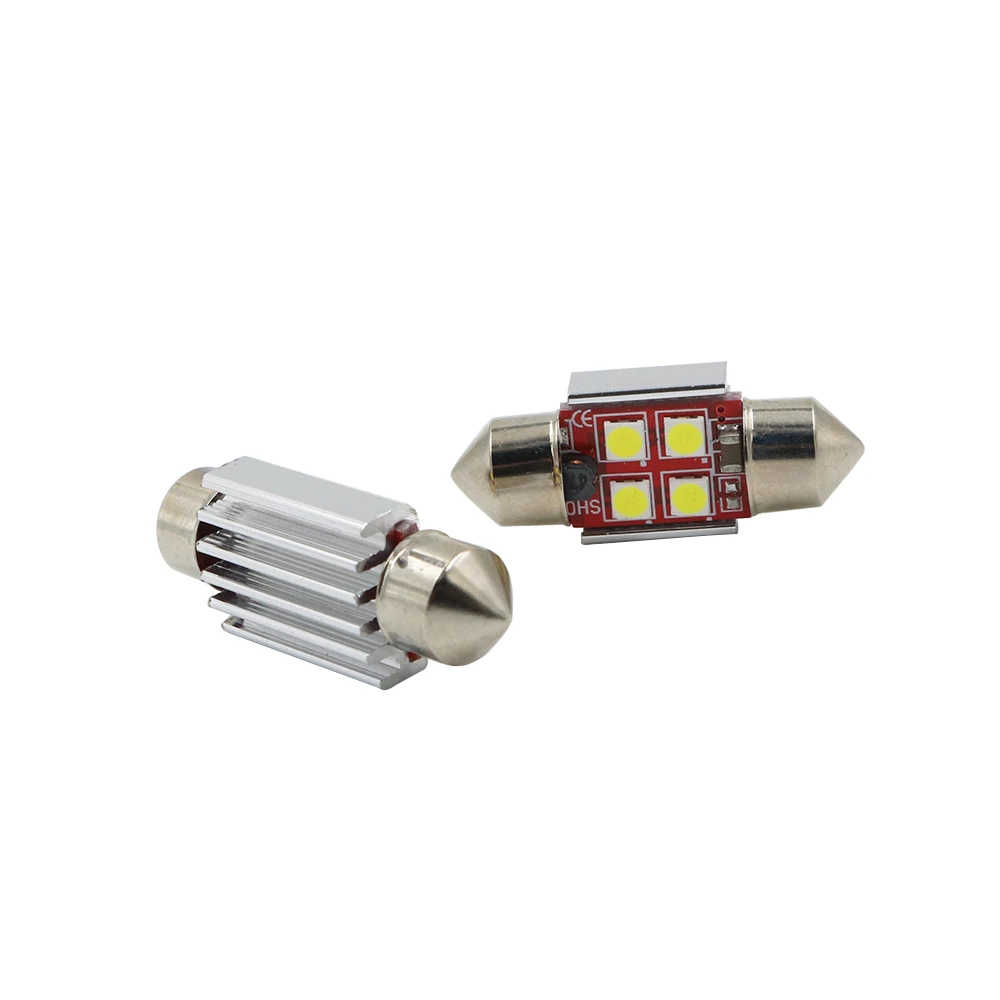 YSY 50 шт. гирлянда CANBUS 4smd 31 мм 6smd 36 39 41 C5W C10W светодиодная безотказная 3030 smd