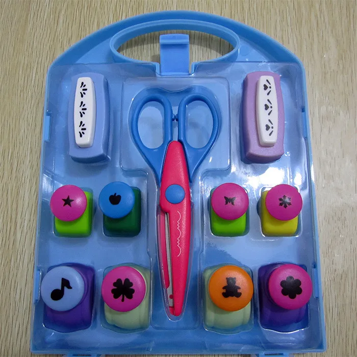 

Multi pattern hole paper craft punches Printing Paper Hand Shaper Scrapbooking Tags Cards Craft DIY Punch Cutter Tool