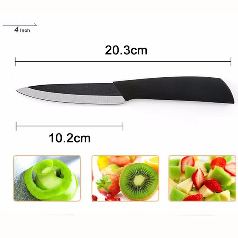 Najtaniej Wysokiej jakości nóż kuchenny czarne ostrze kicthen ceramiczny zestaw noży 3 \