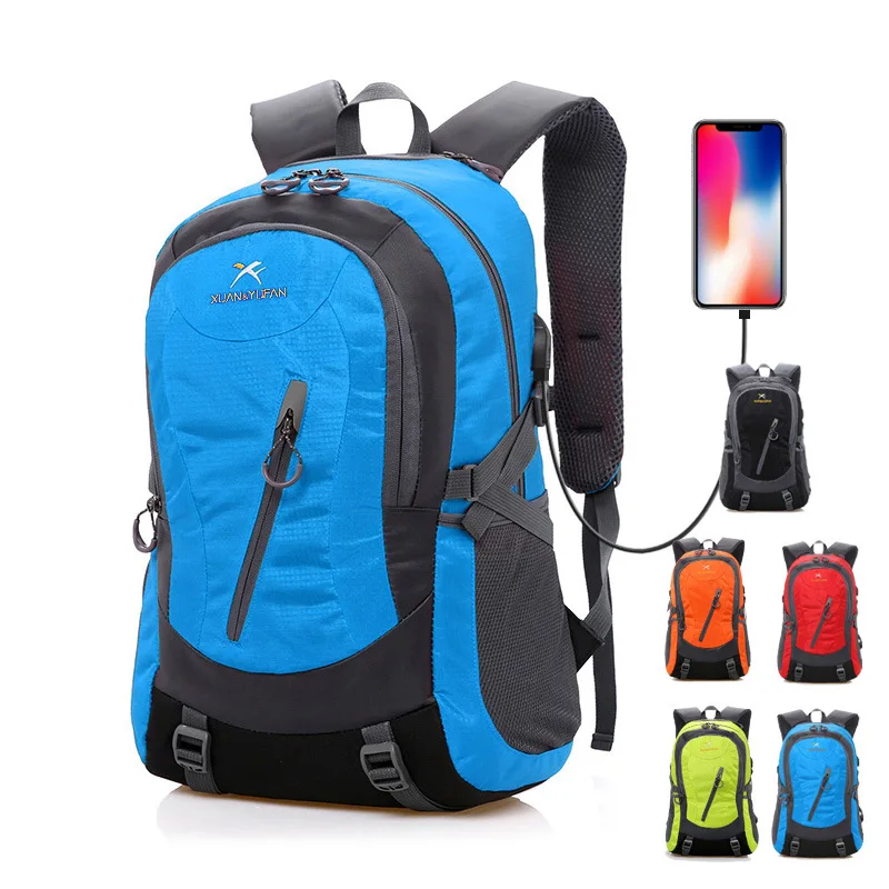 

Fashion High-capacity Laptop Unisex Backpack Men Usb Charging Waterproof Nylon Backpacks Male Business Travel Backpack New 2019
