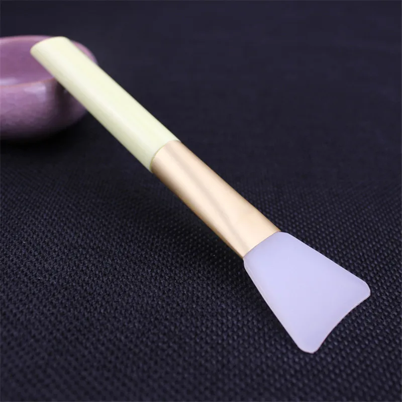 ELECOOL Pro 1PC Silicone Face Mask Brush Plastic handle regular Mud Mixing Skin Care Beauty Makeup Brushes Tools 2 pcs professional silicone facial face mask mud mixing skin care beauty makeup brushes foundation tools maquiagem