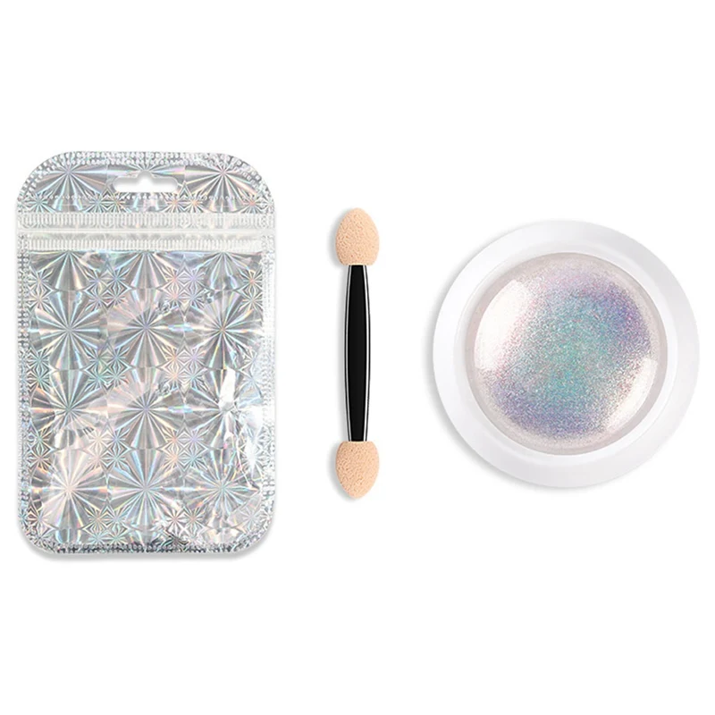 

Nail Glitter Pigments Powder Diamond Pearl Chameleon Shell Dust Manicure Nail Art Glitter Chrome Decorations