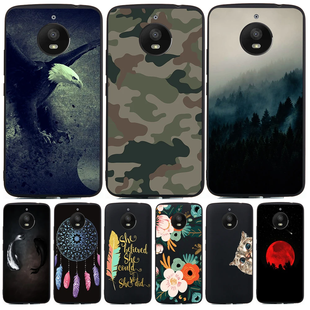 

Soft Silicone Case For Motorola Moto E4 Plus Europe Version Back TPU Phone Cover For Moto E 4 Plus EU 5.5" Print Shells Fundas